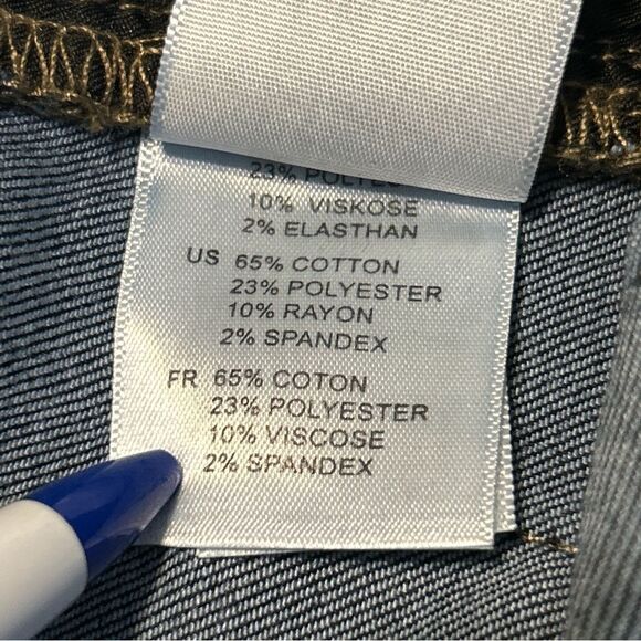 Articles of Society Heather High Rise Skinny Jeans Carson City Dark Blue Size 30 - Picture 10 of 12